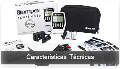 Características Técnicas productos Electroestimulación Compex