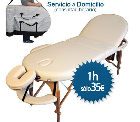 Masajes de 30 minutos por 15€. También servicio a domicilio, consultar.